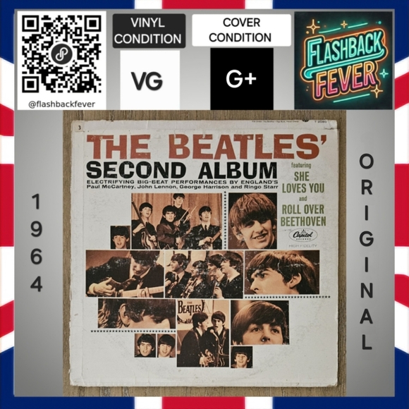 THE BEATLES•The Beatles' Second Album•1964 US Mono (#T 2080)•LA